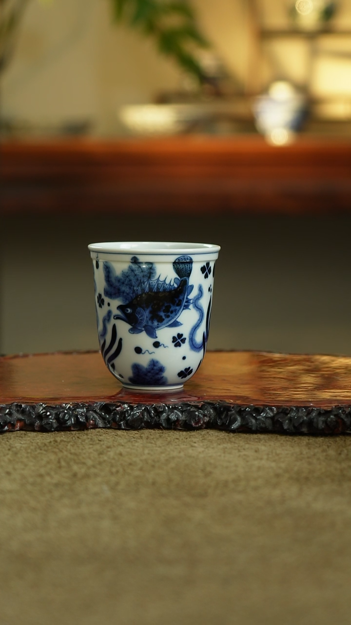 星空鱼藻压手杯 防拍链接