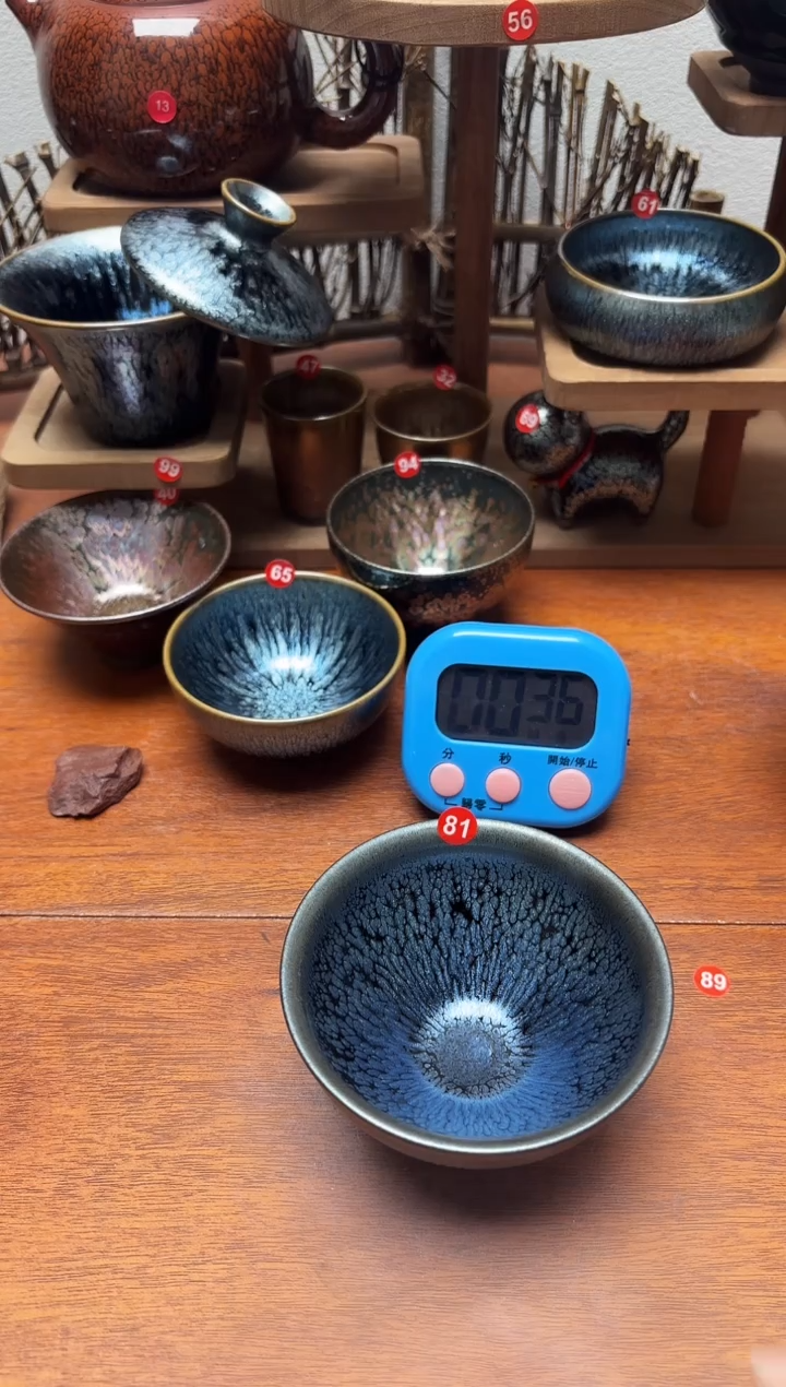 茶盏周**r81号建盏工匠茶器