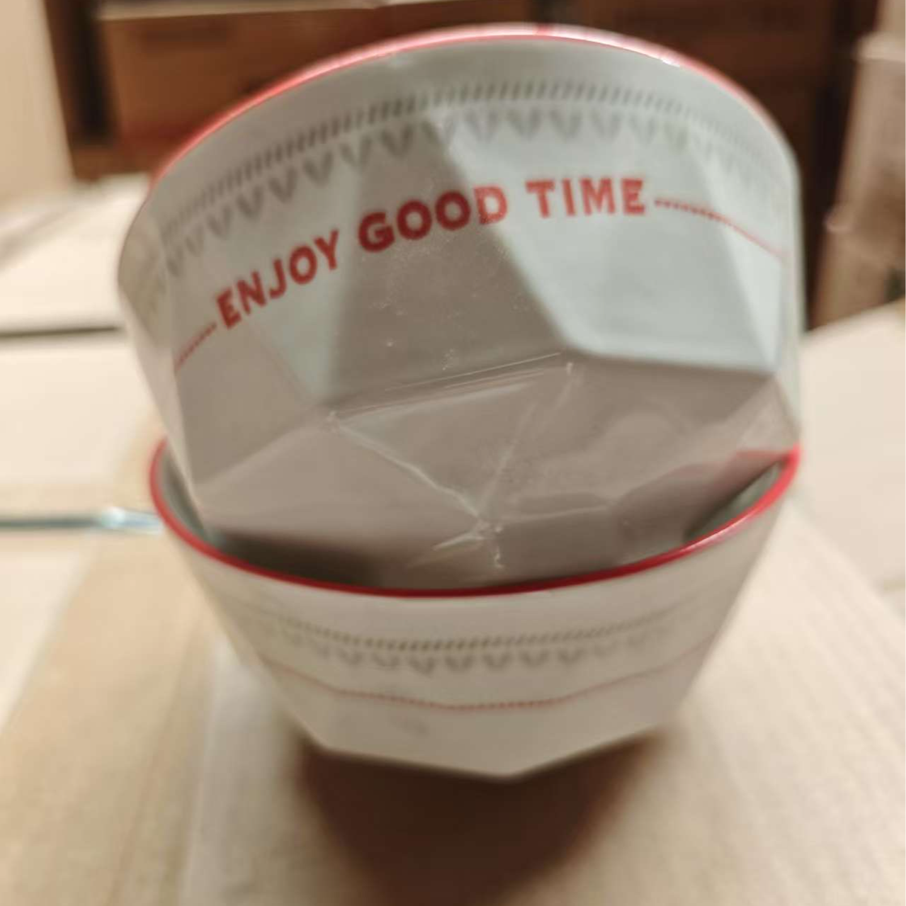 外贸英文字母5英寸砖石碗6只装