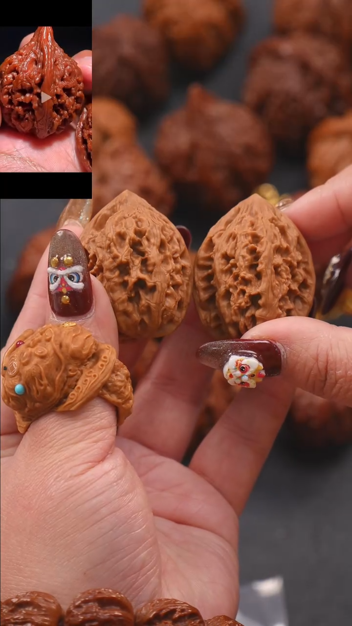 【闪购商品】文玩核桃吊坠35左右大沽石