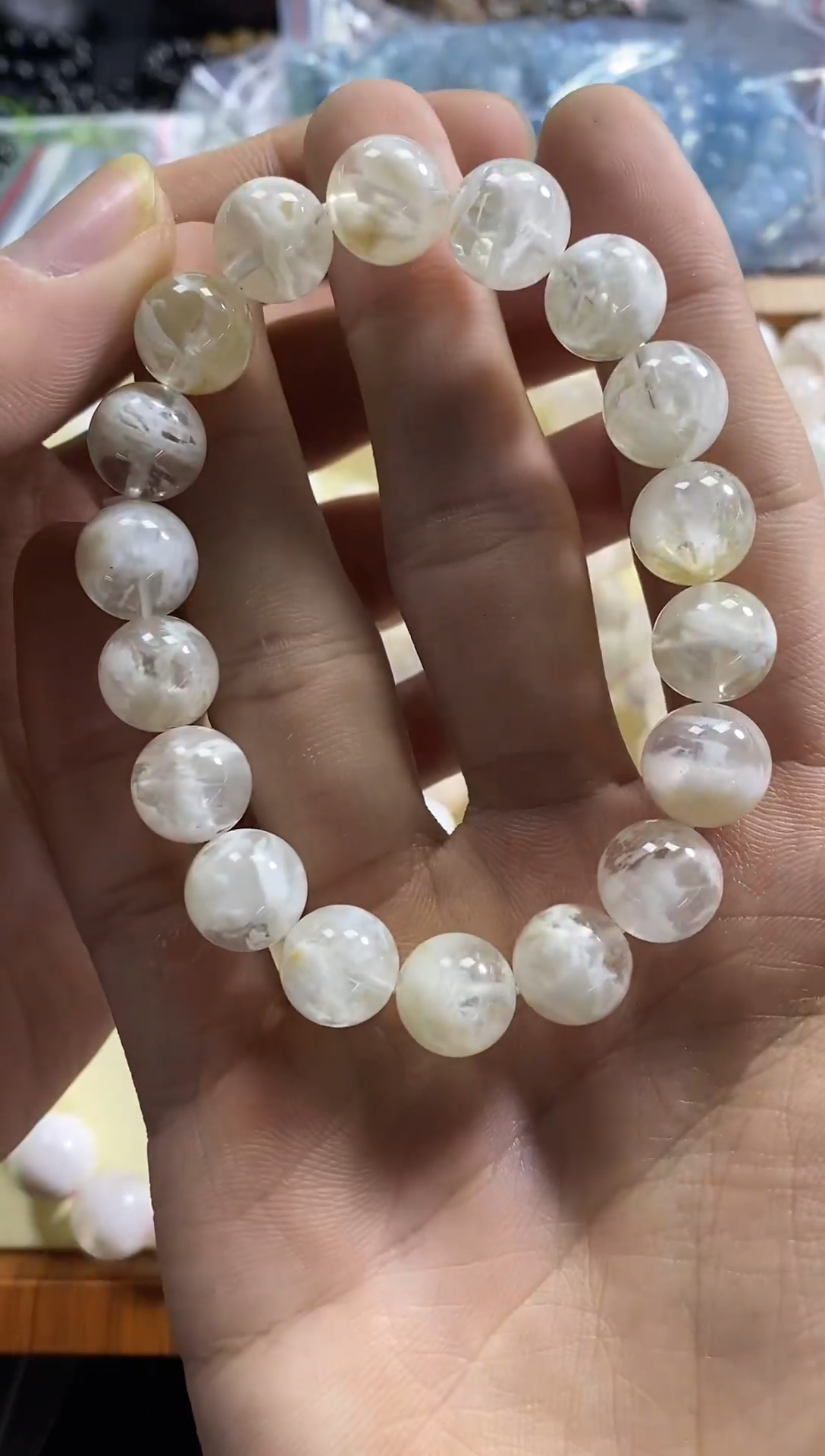【闪购商品】水晶手链未镶嵌白幽灵单圈手链