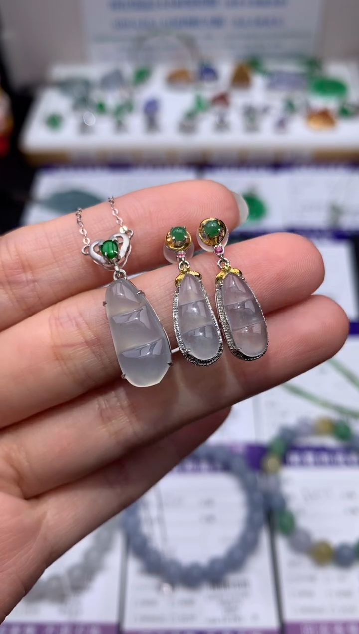 【闪购商品】定制翡翠18K金镶嵌模式推广期24小时鉴赏期