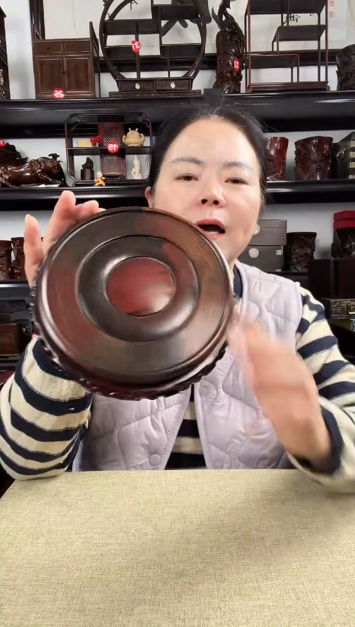 木15旋转红老李红木工艺品