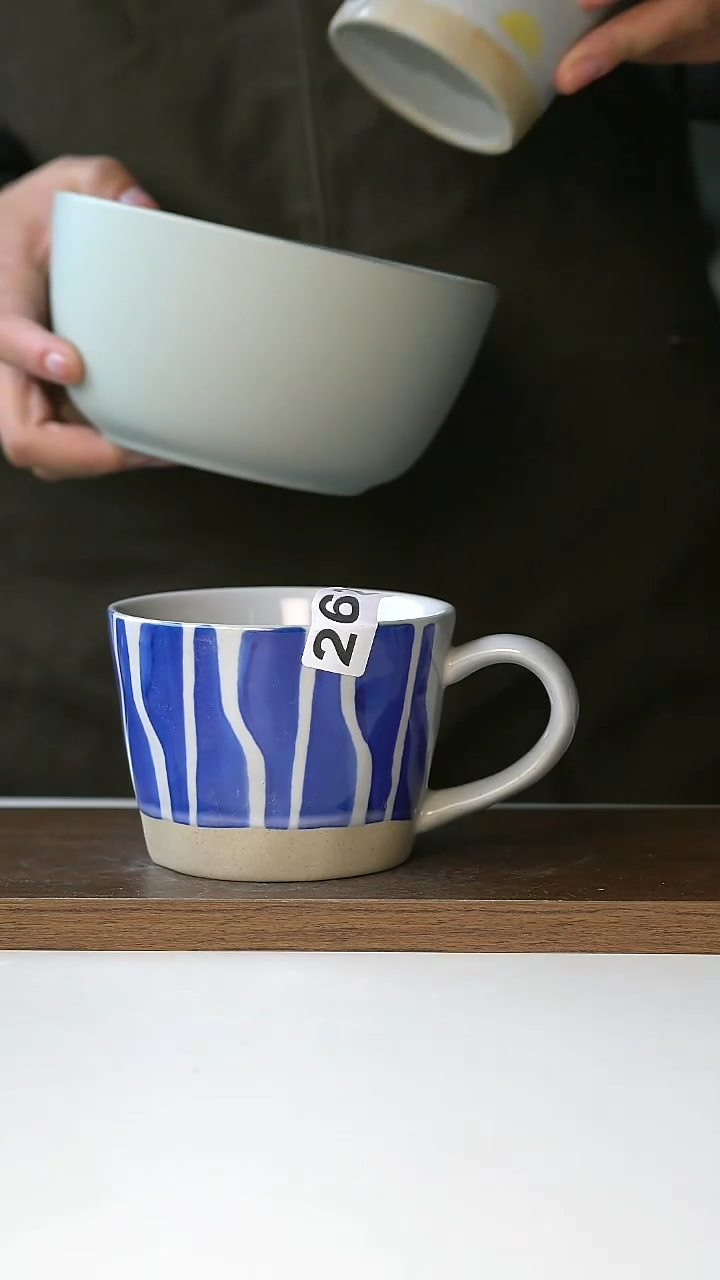 【闪购商品】陶瓷粗陶马克杯262@4-2@