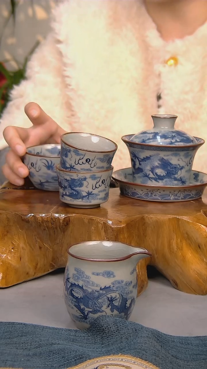 【闪购商品】 简装家用款5件套 陶瓷家用茶具系列