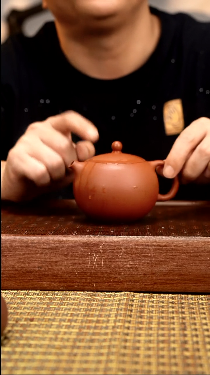 茶壶紫砂XJ 红降坡 掌上明珠  