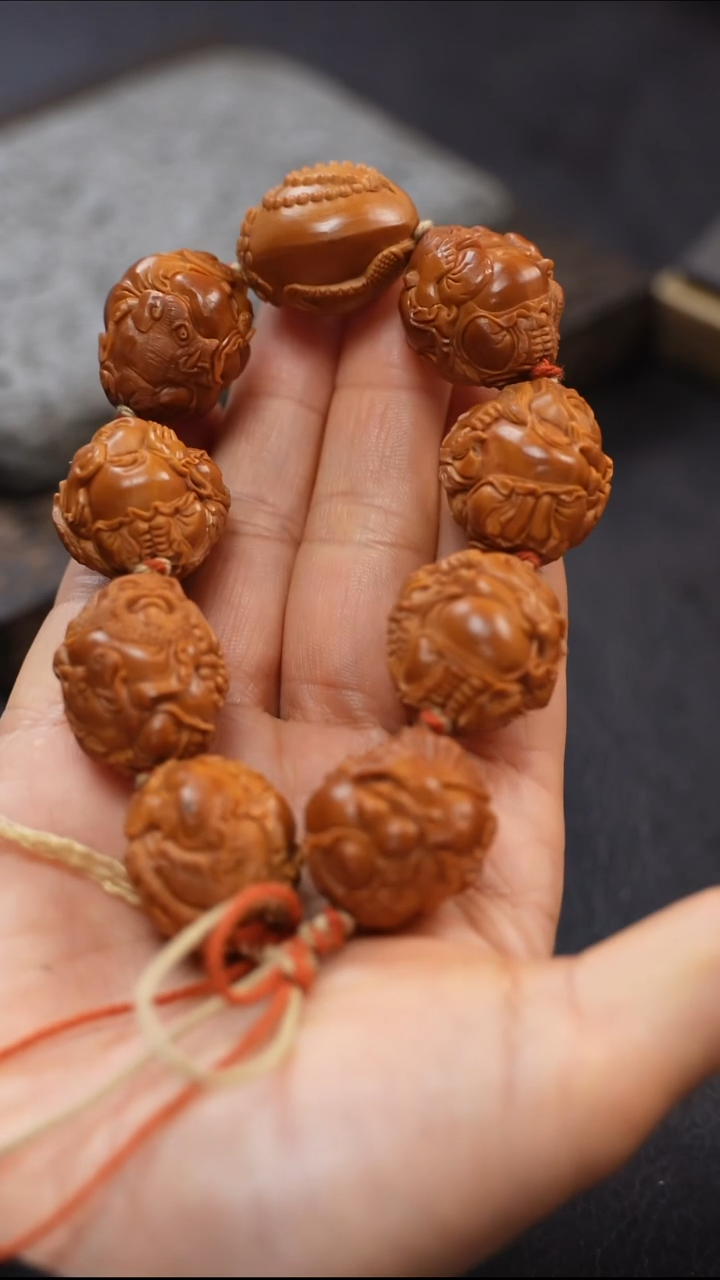 手串/手链橄榄核九林核雕文玩作品