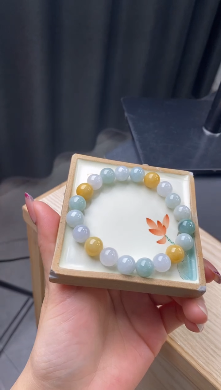 【闪购商品】翡翠手链未镶嵌手串1859