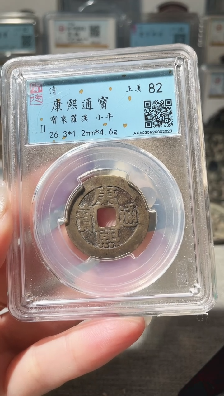 铜3康熙通宝罗汉