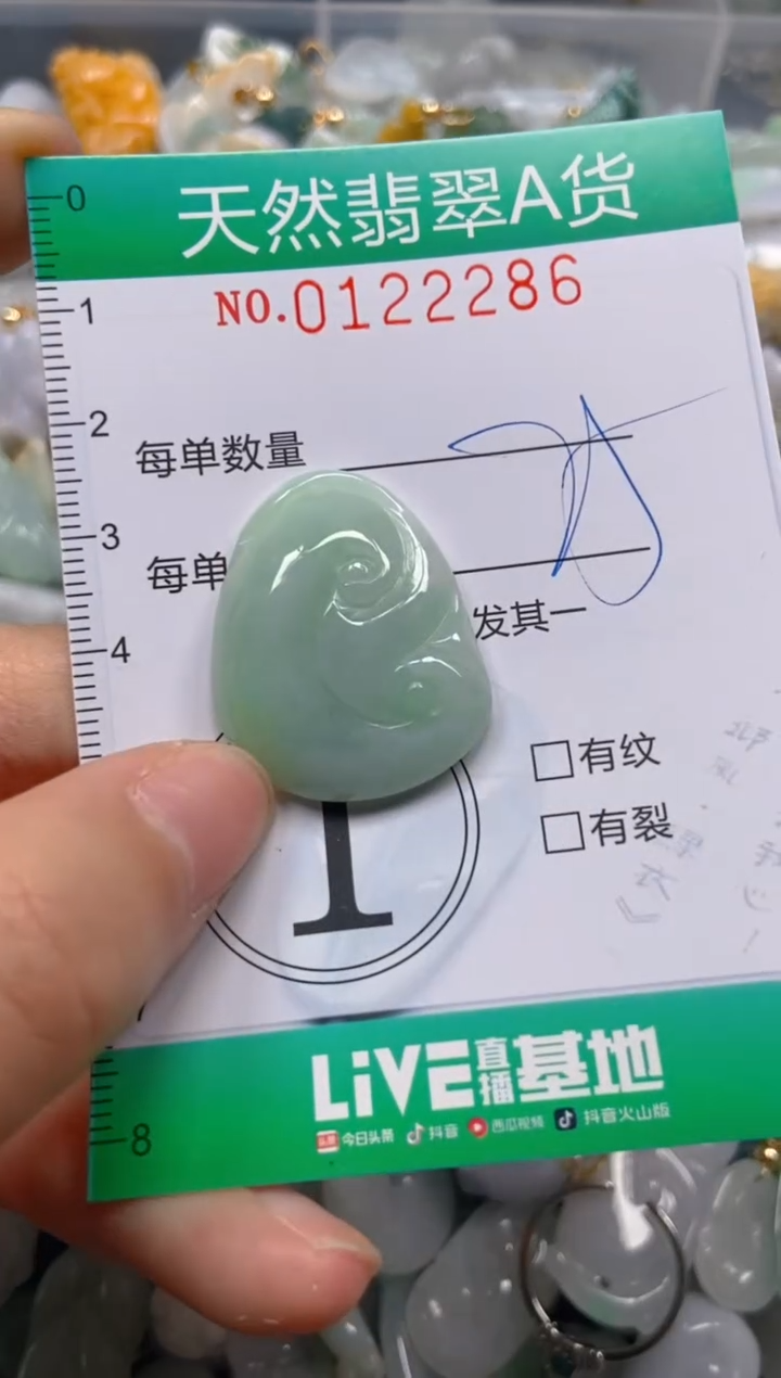 翡翠未镶嵌颈饰闪购0122286