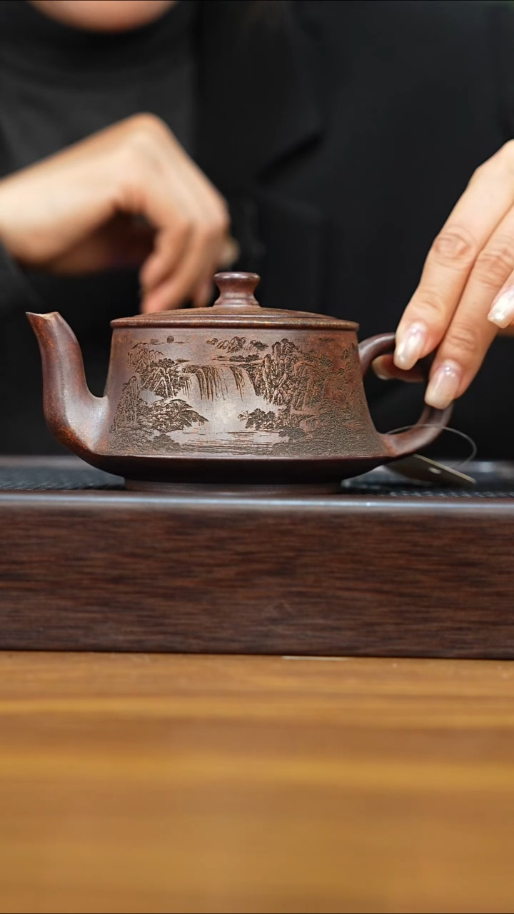 紫砂公道杯宜兴本地紫砂壶240cc