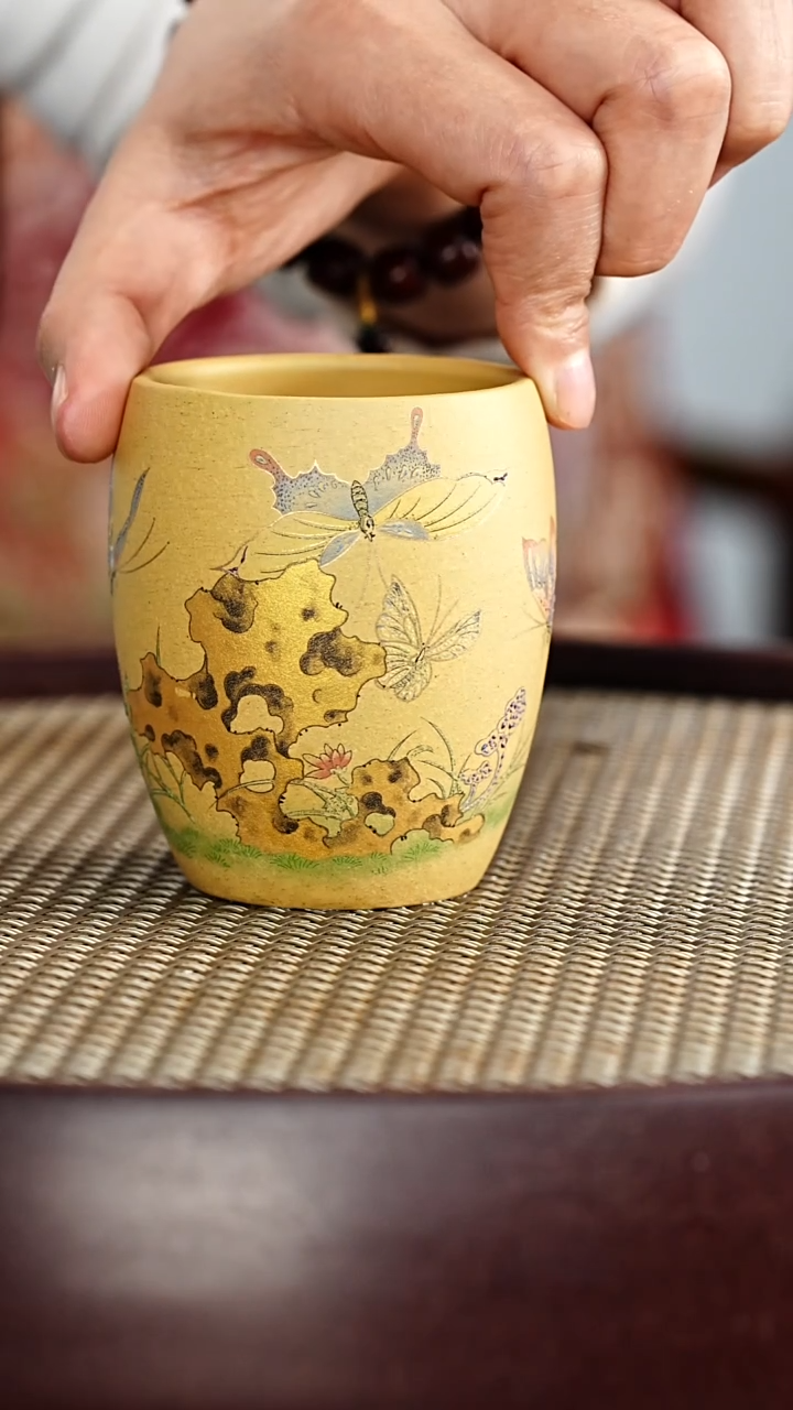 茶杯紫砂紫砂茶杯