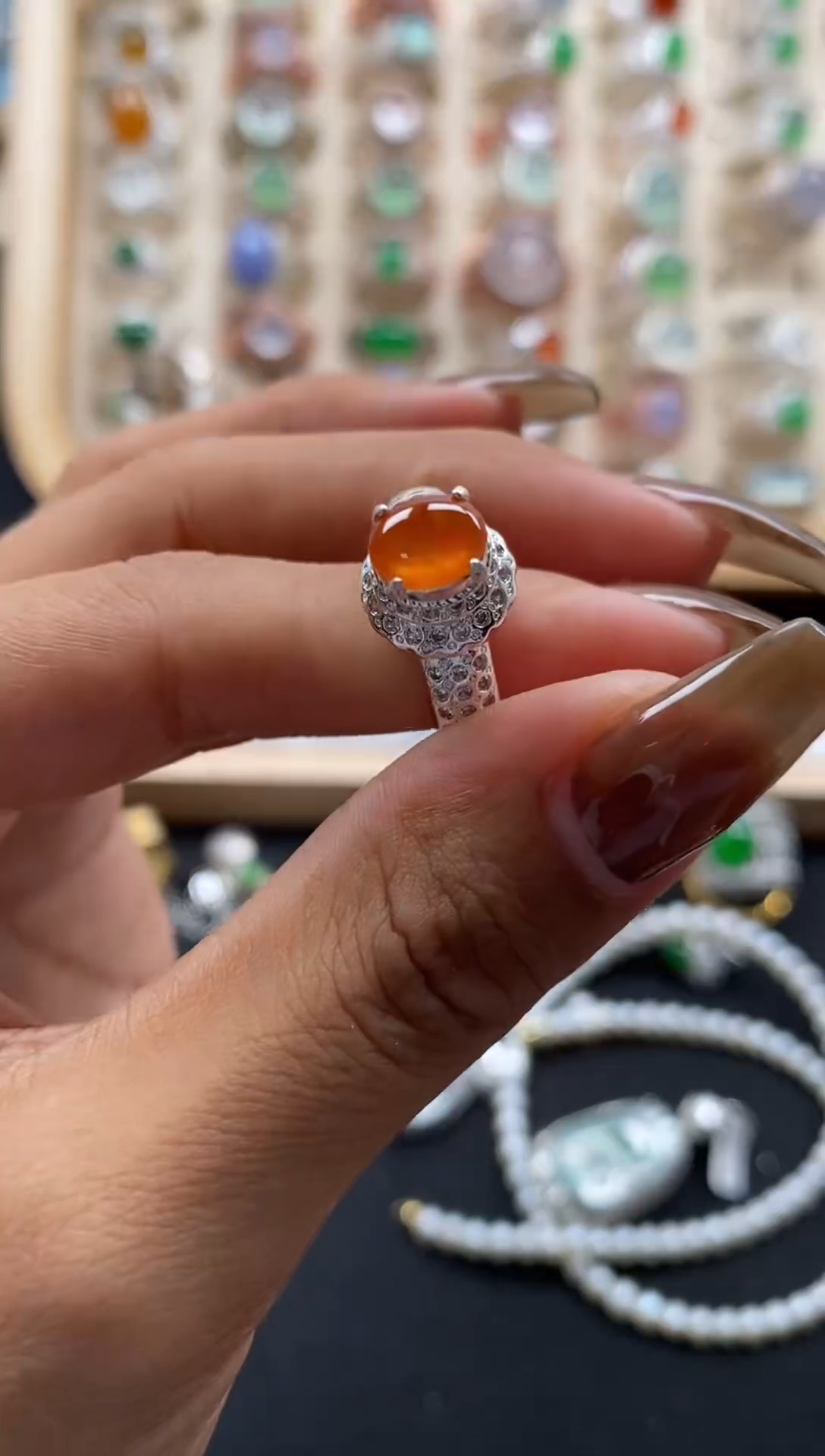 未镶嵌戒指翡翠缅甸天然a货翡翠