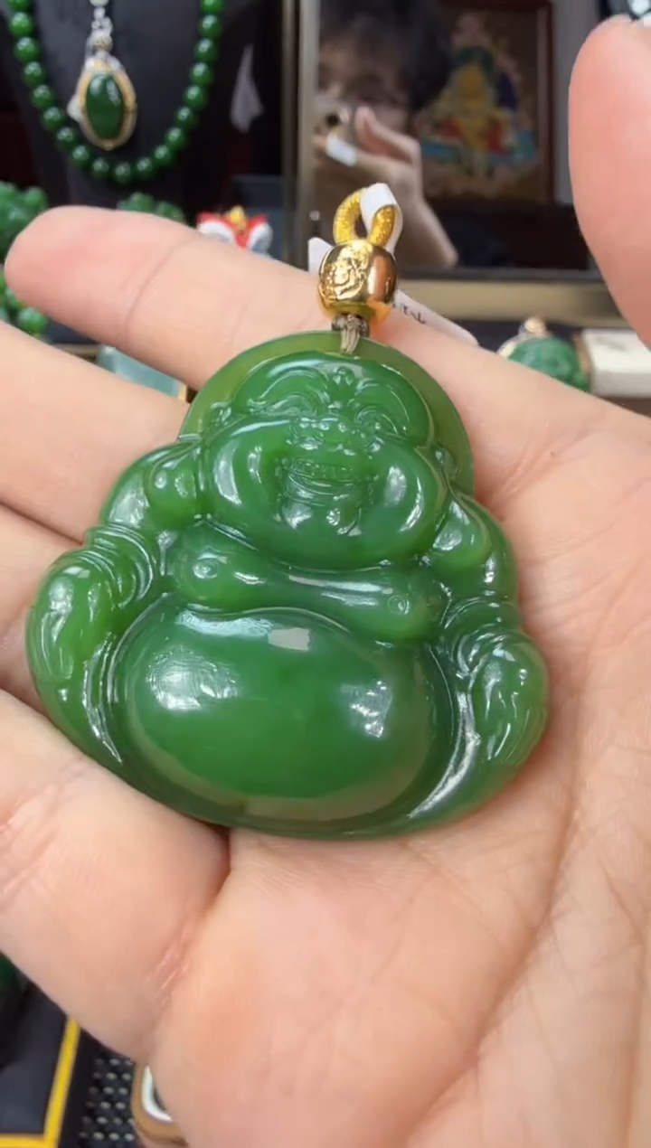 【闪购商品】和田玉（碧玉）吊坠(不含链)未镶嵌