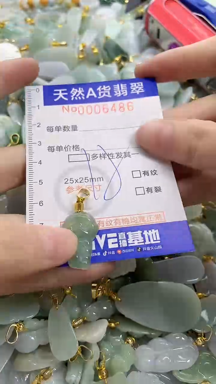 颈饰未镶嵌翡翠天然A货翡翠