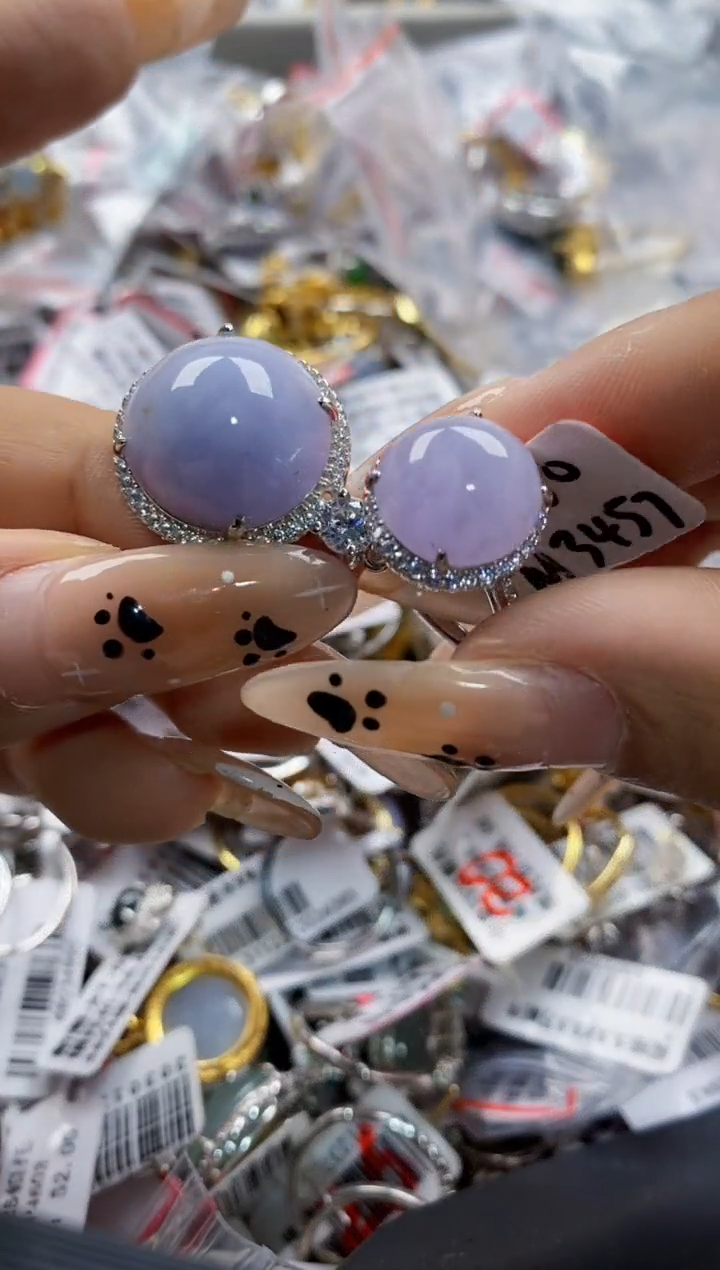 翡翠戒指银S925镶嵌777777   5