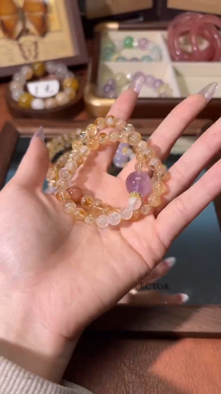 未镶嵌手串水晶1
