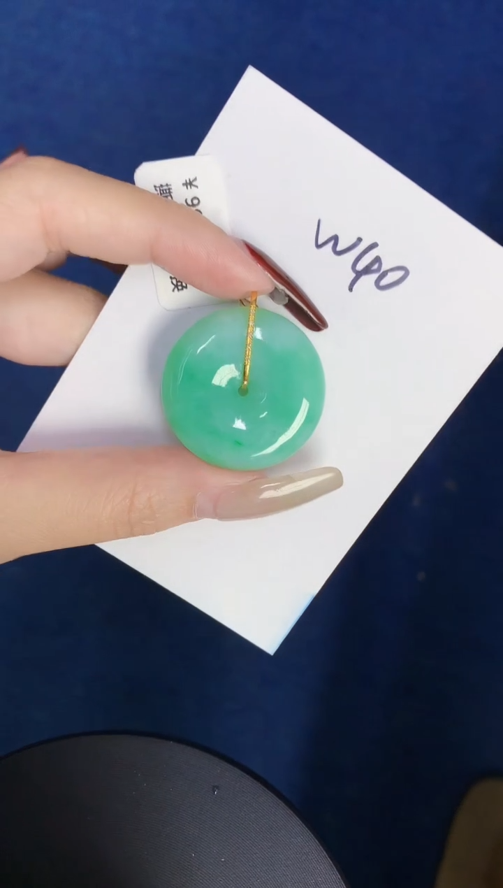 【闪购商品】翡翠颈饰18K金镶嵌0000000000