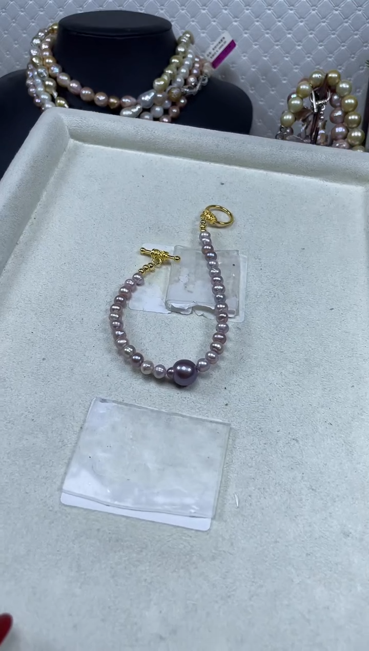 【闪购商品】淡水珍珠手链未镶嵌【纯恬珍珠】