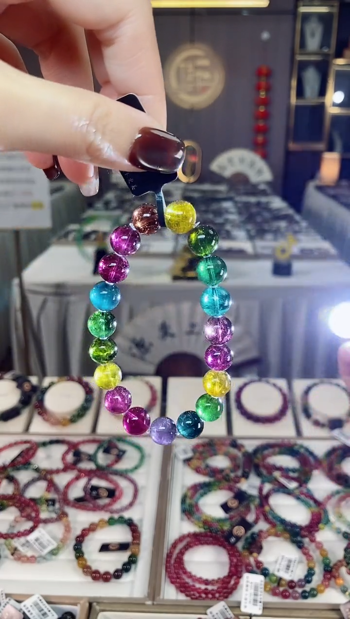 未镶嵌收藏级老矿色标净体单圈手串10mm+碧玺dan一物一证