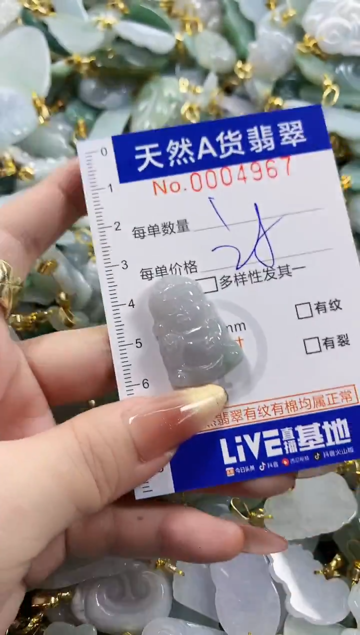 颈饰未镶嵌翡翠天然A货翡翠