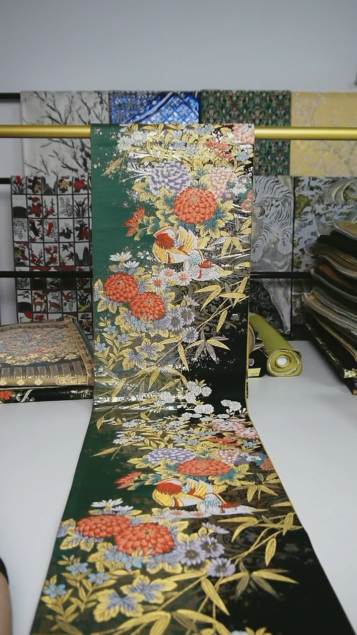 【闪购商品】织绣织锦88六通花鸟