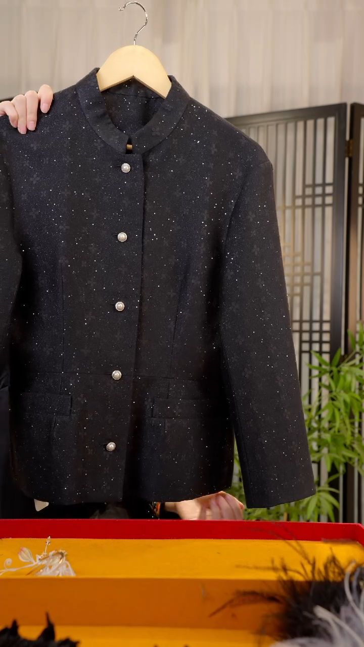织绣哈*哈苏绣非遗绒花手工饰品
