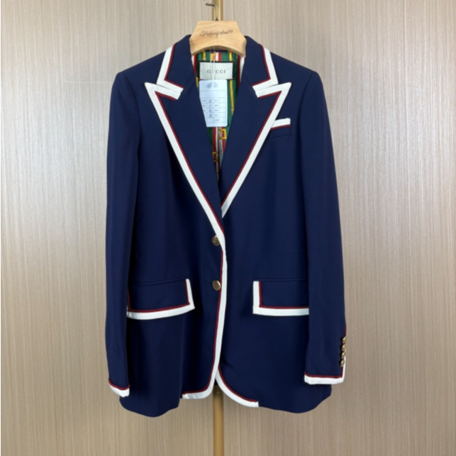 99新 GUCCI/古驰 学院风内里满印外套 38 16521110