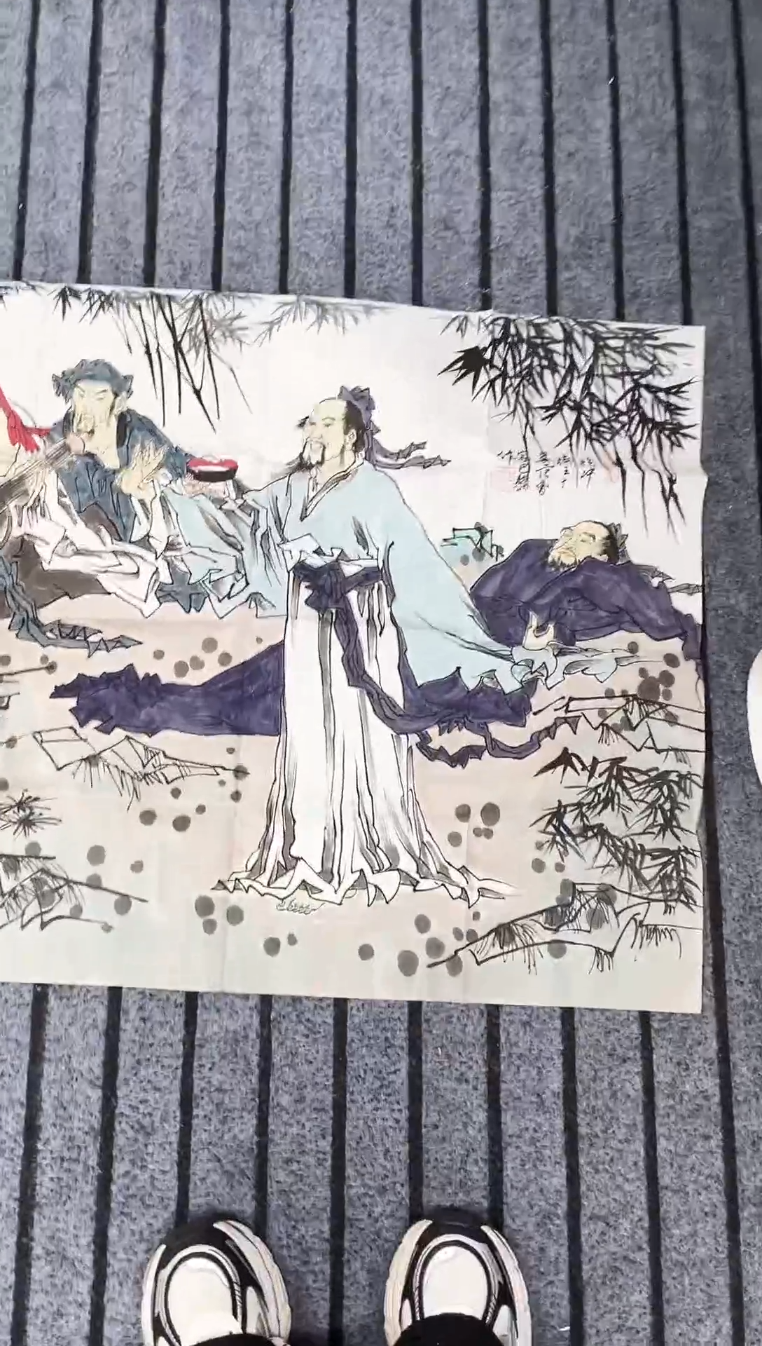 精品国画人物作品