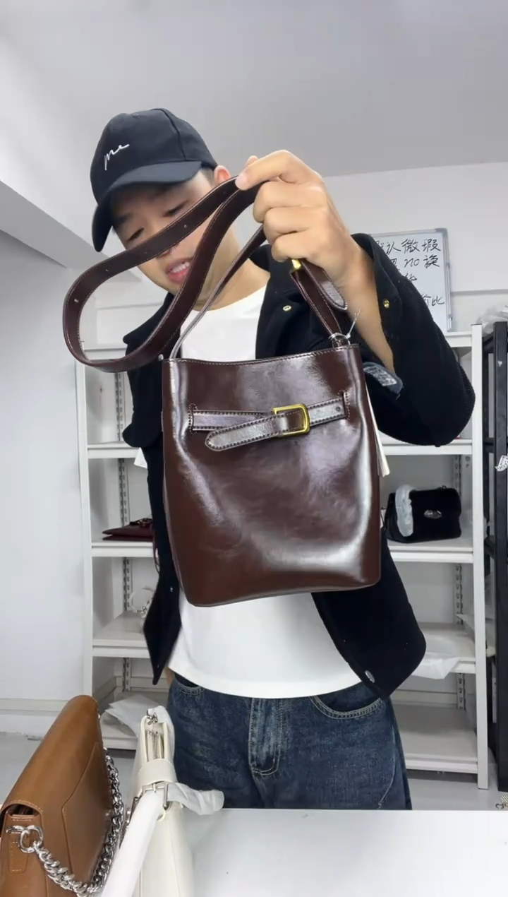 牛皮（革）【尤尤轻奢女包】时尚百搭轻奢款式女包335