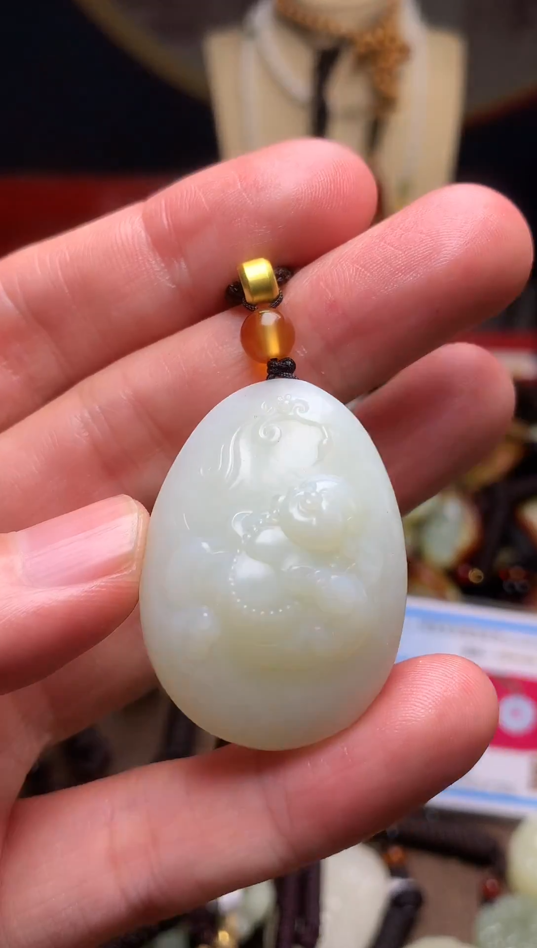 颈饰未镶嵌和田玉新疆料青海料清水和田玉吊坠