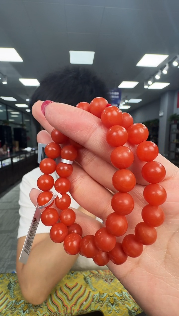 手链未镶嵌南红玛瑙GXL129 约10mm多样式发一件