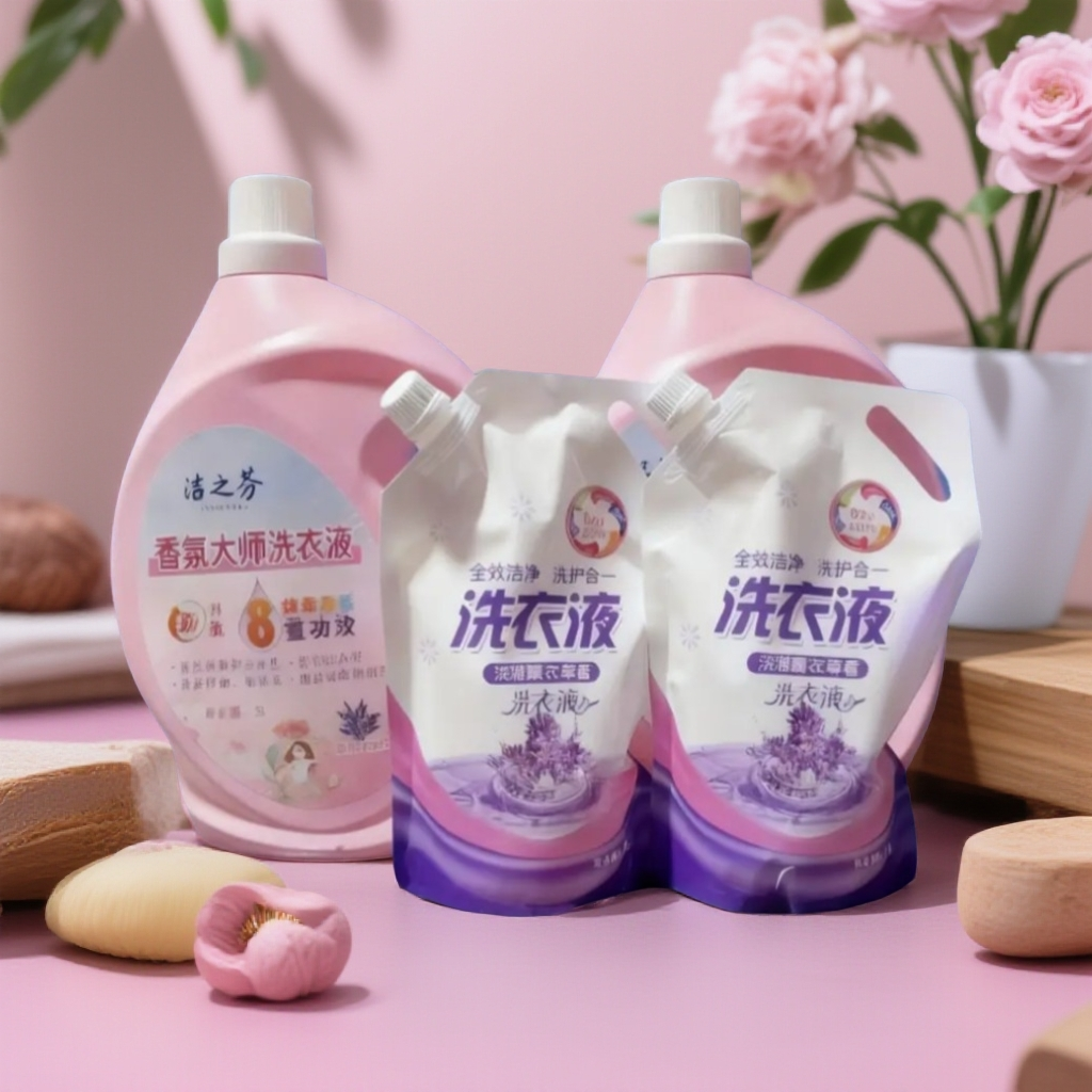 香氛洗衣液持久留香深层去污去渍护色无磷家用5L 2瓶另送1000g2包