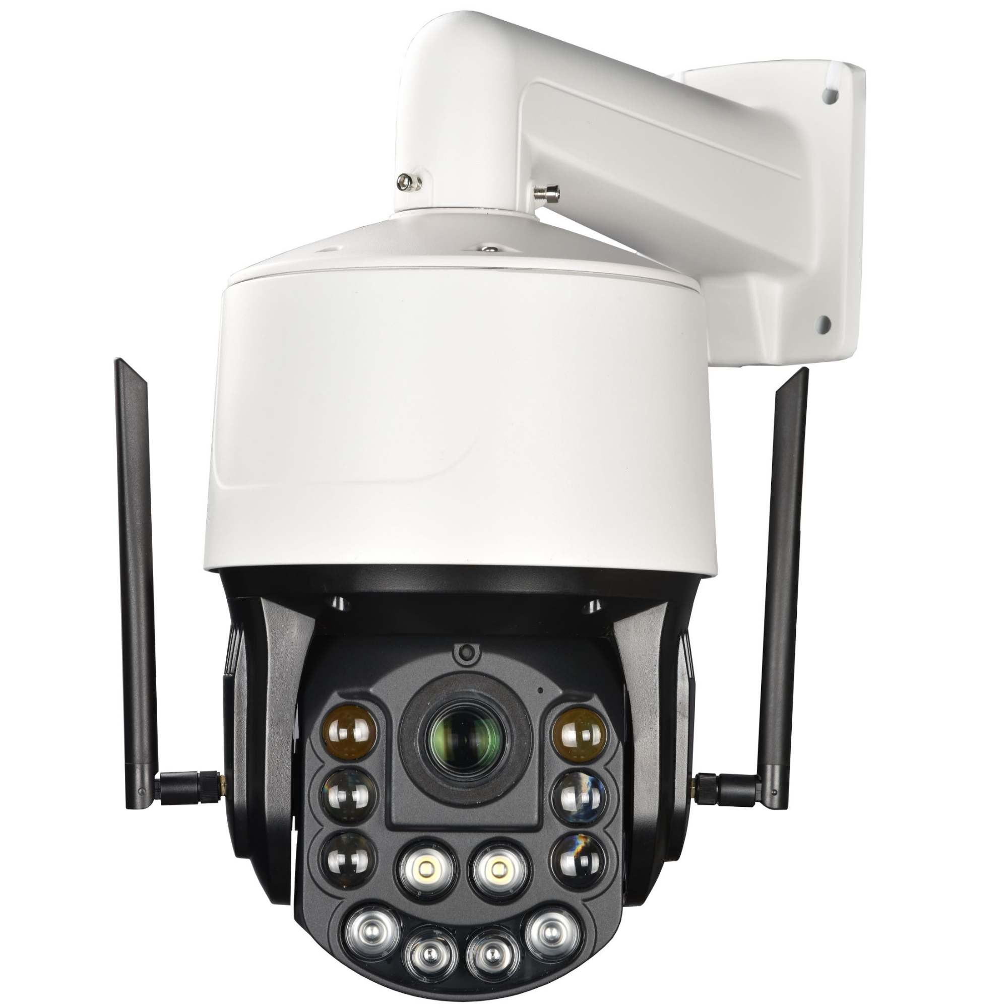 看工地鱼塘果园自动巡航监控人形跟踪光学变倍日夜全彩摄像头