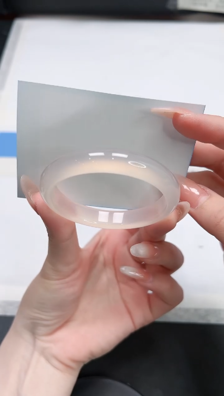 【闪购商品】石英质玉未镶嵌手镯203-52.5荔枝