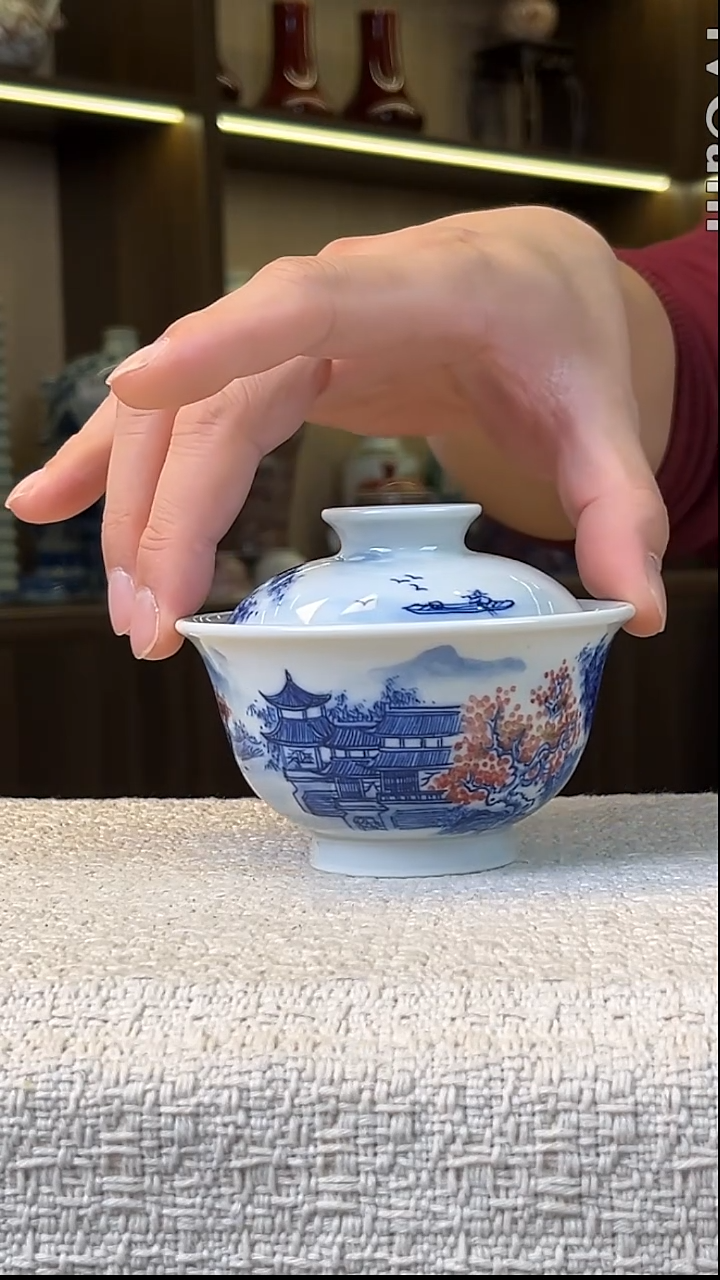 瓷片千****还景德镇毛仔柴窑杯