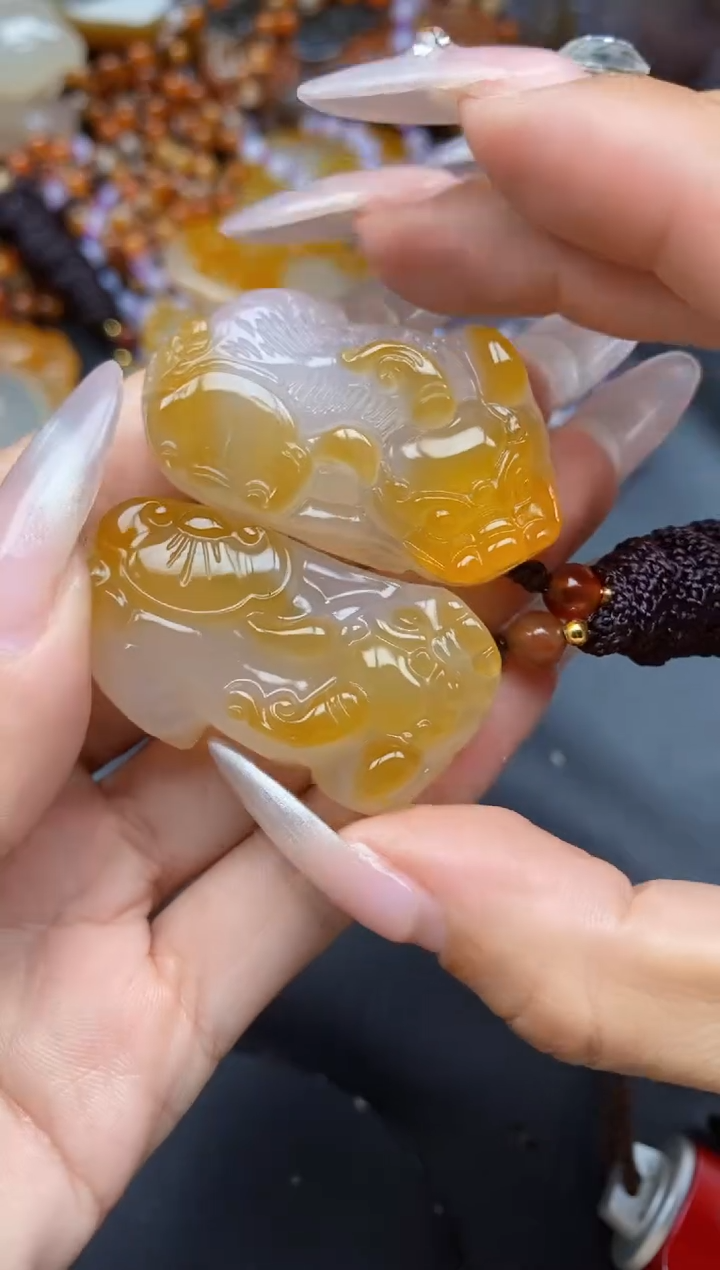 【闪购商品】玛瑙/玉髓颈饰未镶嵌ll