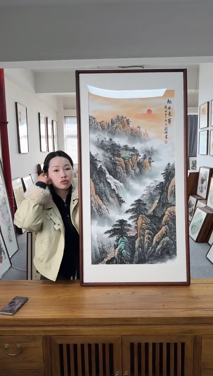 书法润杰01-63*123尺寸