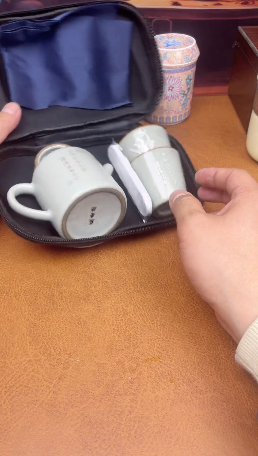 【闪购商品】陶瓷茶具摆件茶叶罐