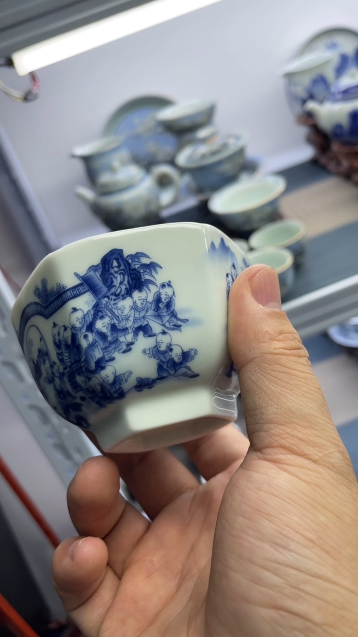 百子图六方主人杯