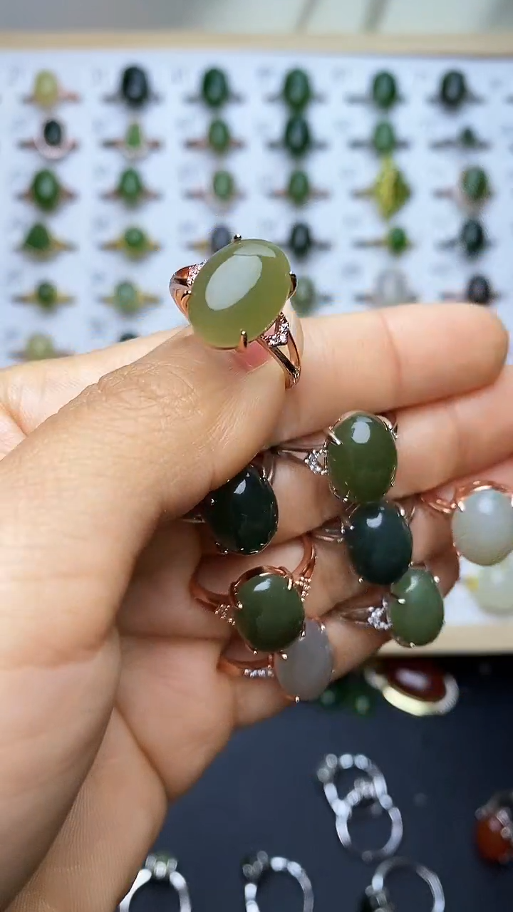 【闪购商品】和田玉戒指未镶嵌1