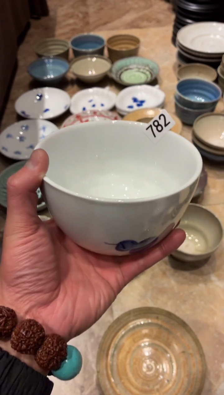 瓷片q****9782微瑕手绘葫芦长相思1个