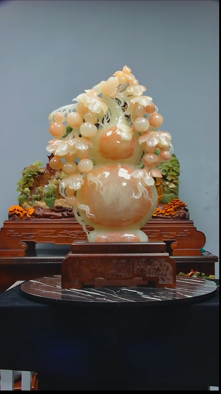 石材用****6福禄双全家居摆件