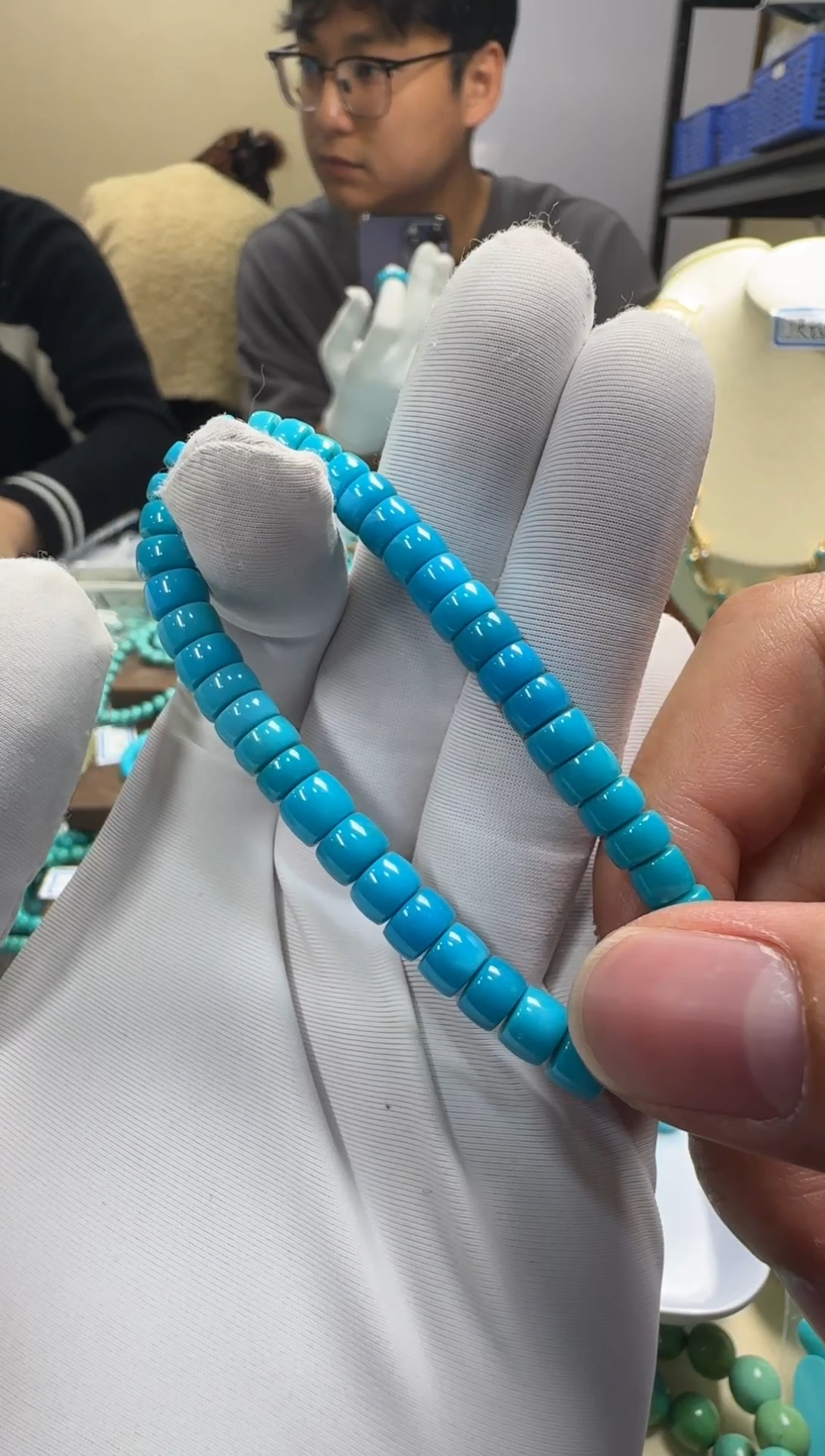 【闪购商品】绿松石手串未镶嵌6mm 10.88g