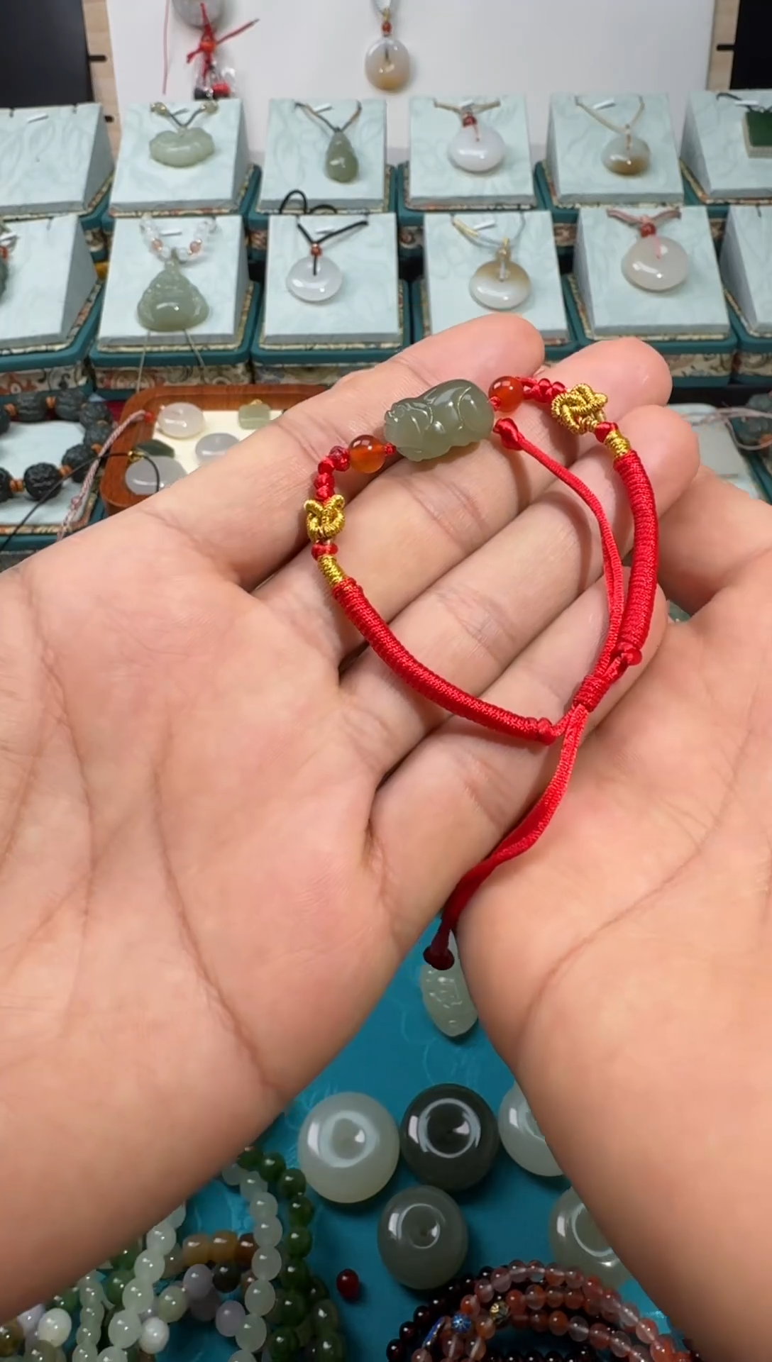 【闪购商品】和田玉手链未镶嵌貔貅手链