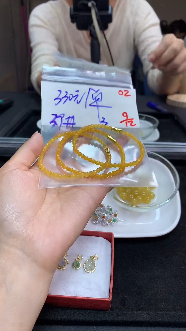 未镶嵌定制翡翠毛货需精细抛光多样性发一件珠串+330元002