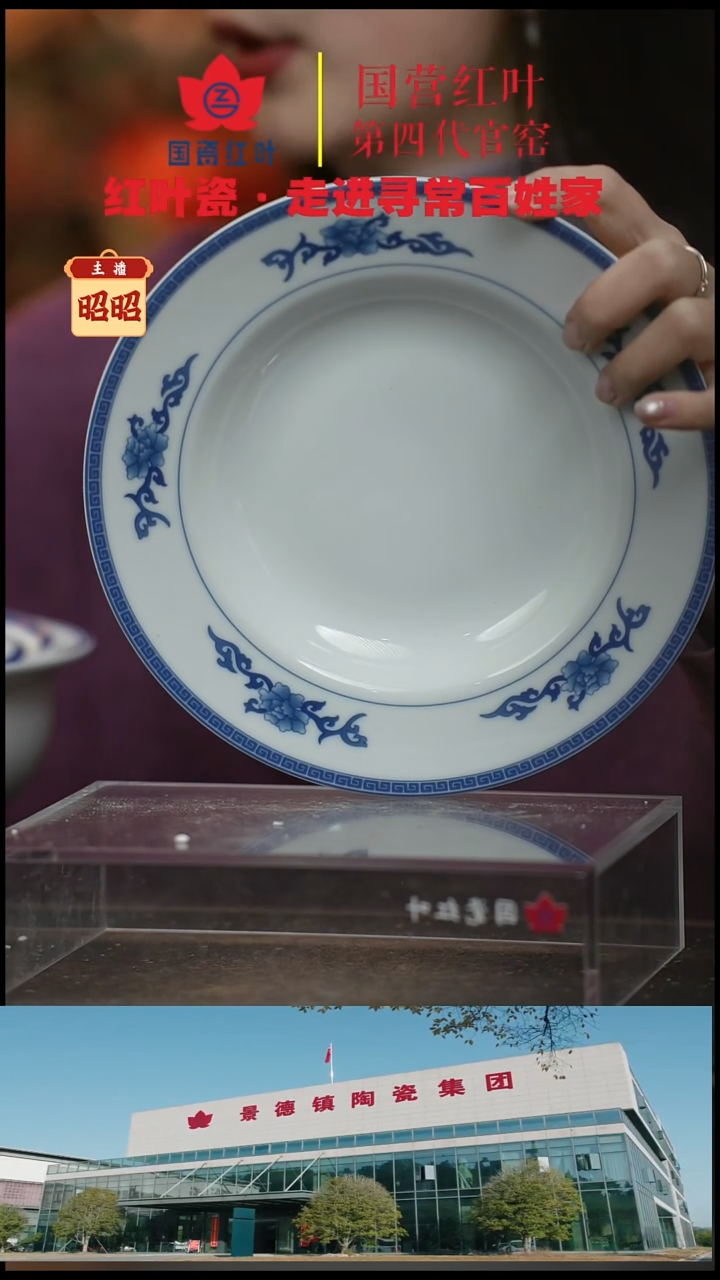 陶瓷1个正价青韵8寸汤盘