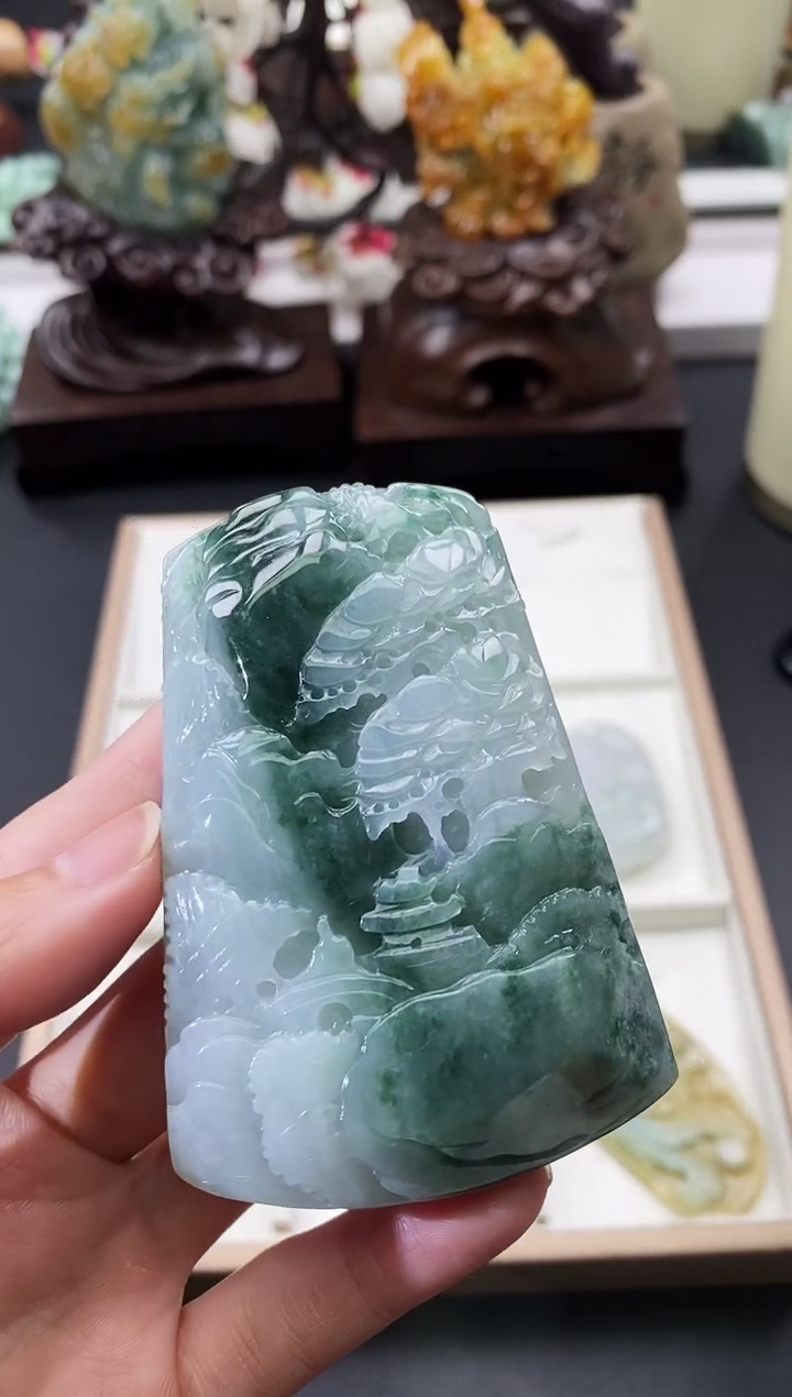 颈饰未镶嵌翡翠天然缅甸A货翡翠