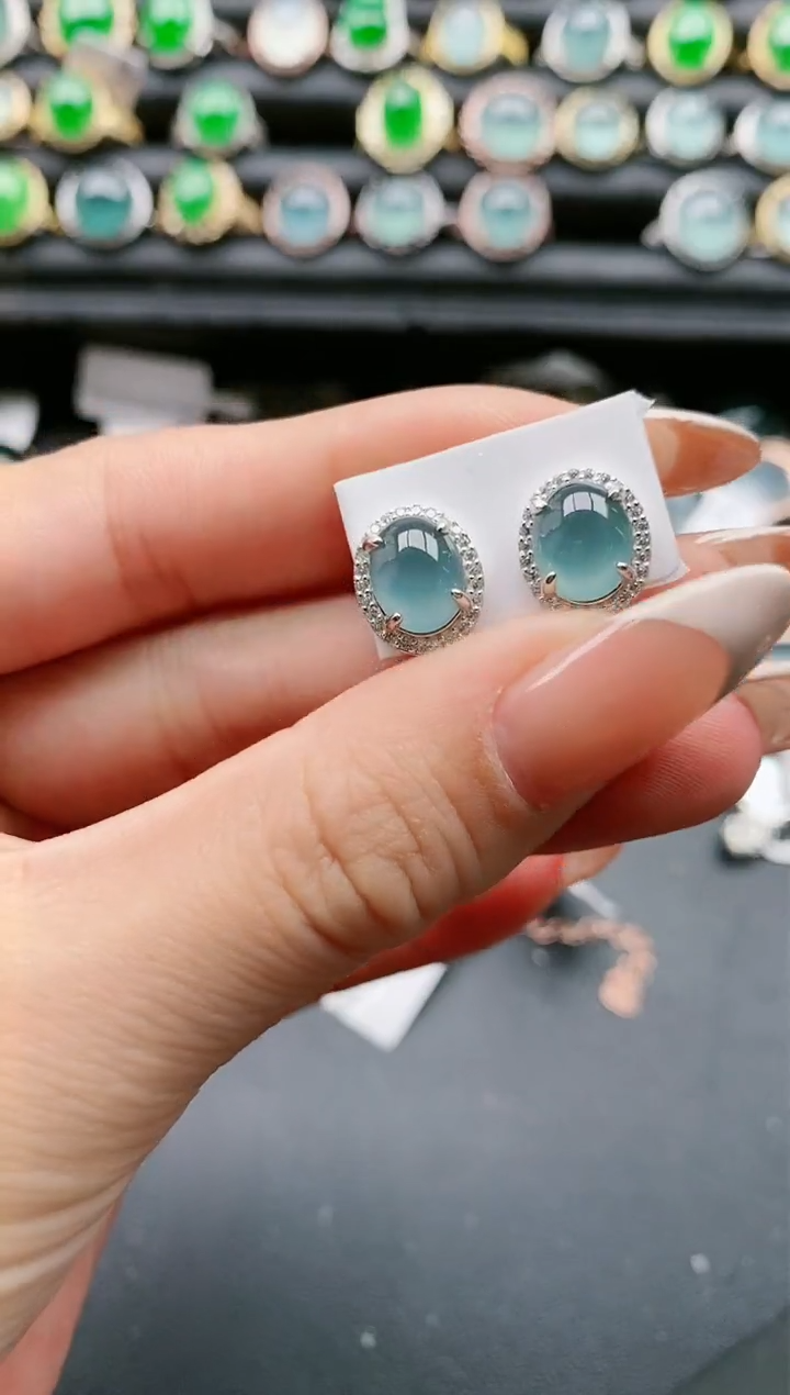 【闪购商品】翡翠戒指银S925镶嵌111111