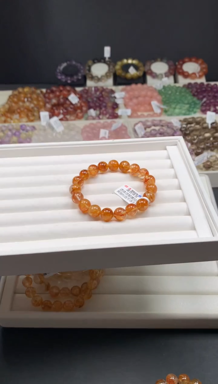 【闪购商品】水晶手链未镶嵌黄胶花11，A40